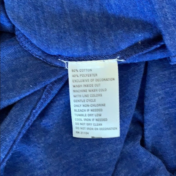 Royal Blue sequence Shirt - Picture 5 of 7